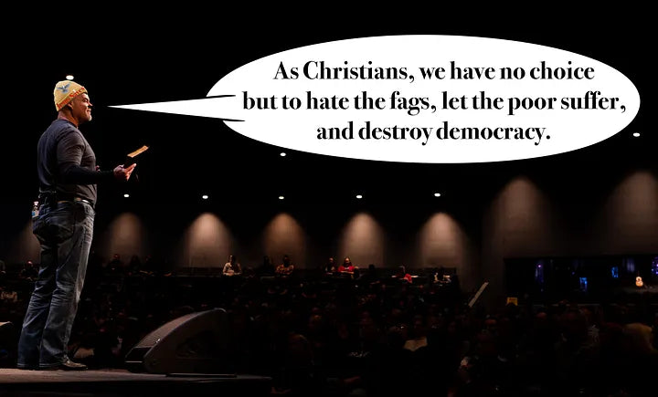 Christian claims, “Christians have no choice.”